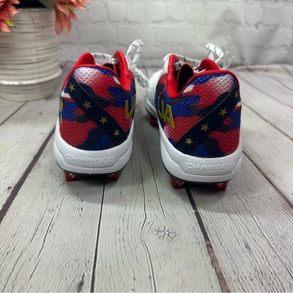 new without box Under Armour baseball softball molded cleats sz 9.5 womens - Picture 4 of 7